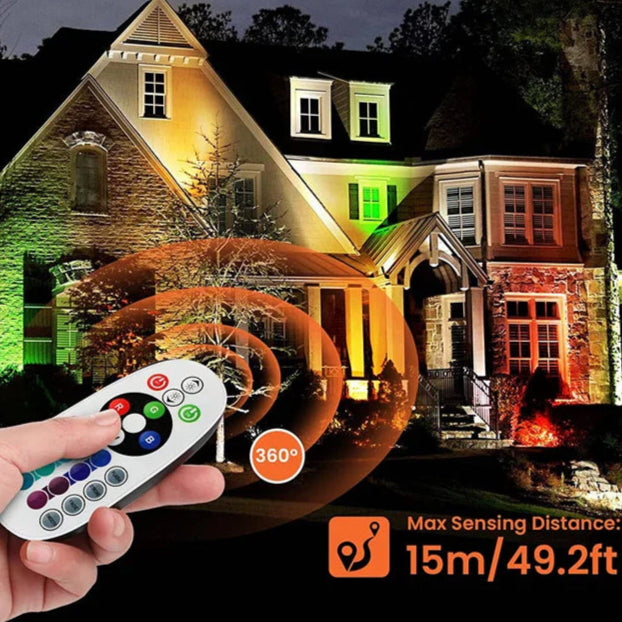 Eclairage lumineux colorés à distance avec télécommande