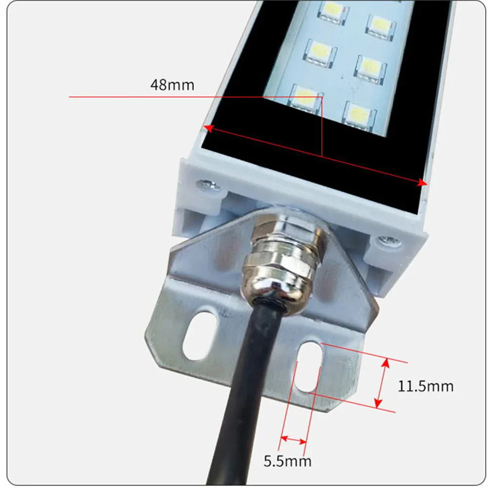 Spot étanche linéaire IP67 professionnel en aluminium