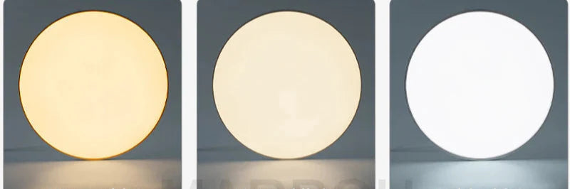 Spot plafonnier dimmable rond connecté avec télécommande ( éclairage blanc chaud/froid/naturel)