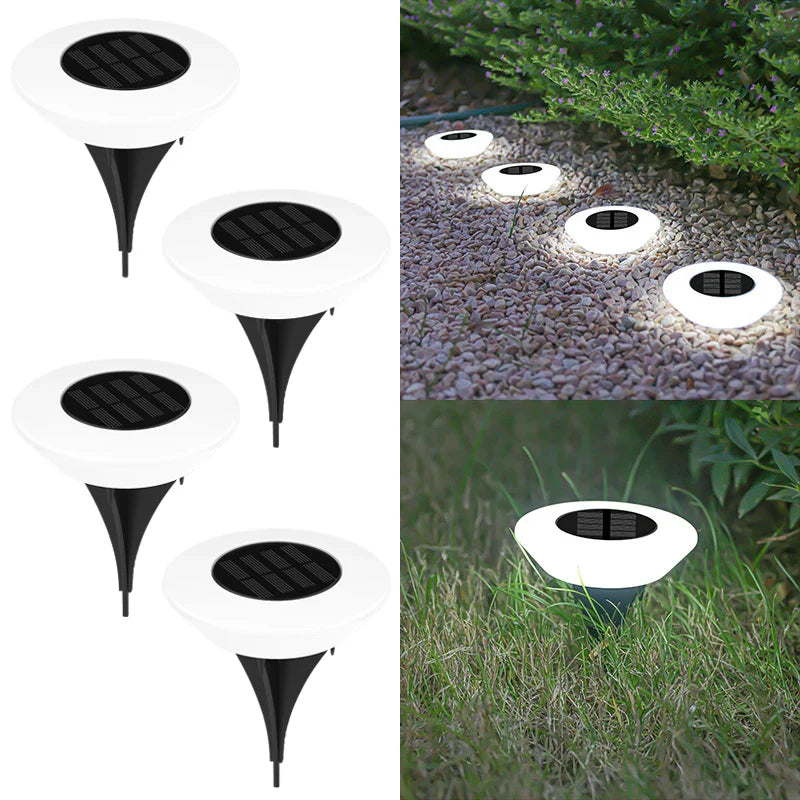 Spot solaire piquet design contour lumineux