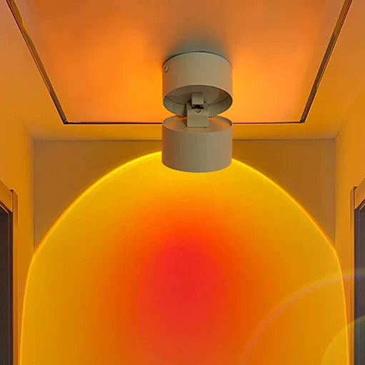 spot éclairage orange