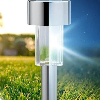 spot led moderne chrome à planter pour extérieur
