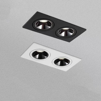 Double Spot encastrable  design orientable plaque