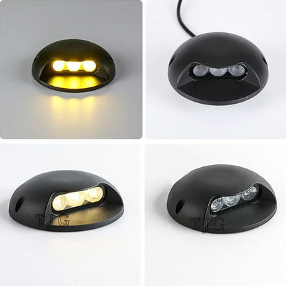 Spot LED avec renfort encastrable extérieur IP68 3W-12W
