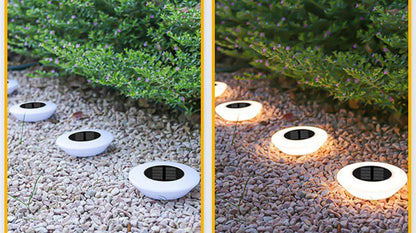 Spot solaire piquet design contour lumineux intelligent
