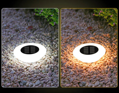 Spot solaire piquet design contour lumineux chaud ou froid