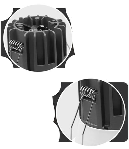 Spot encastrable profond dimmable en aluminium à faisceau lumineux ajustable