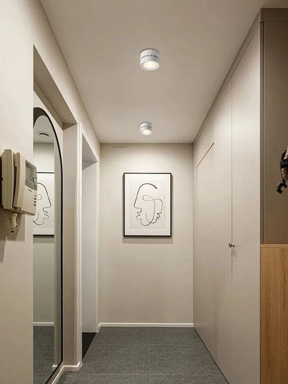 Spot LED Plafonnier à Tête Circulaire couloir