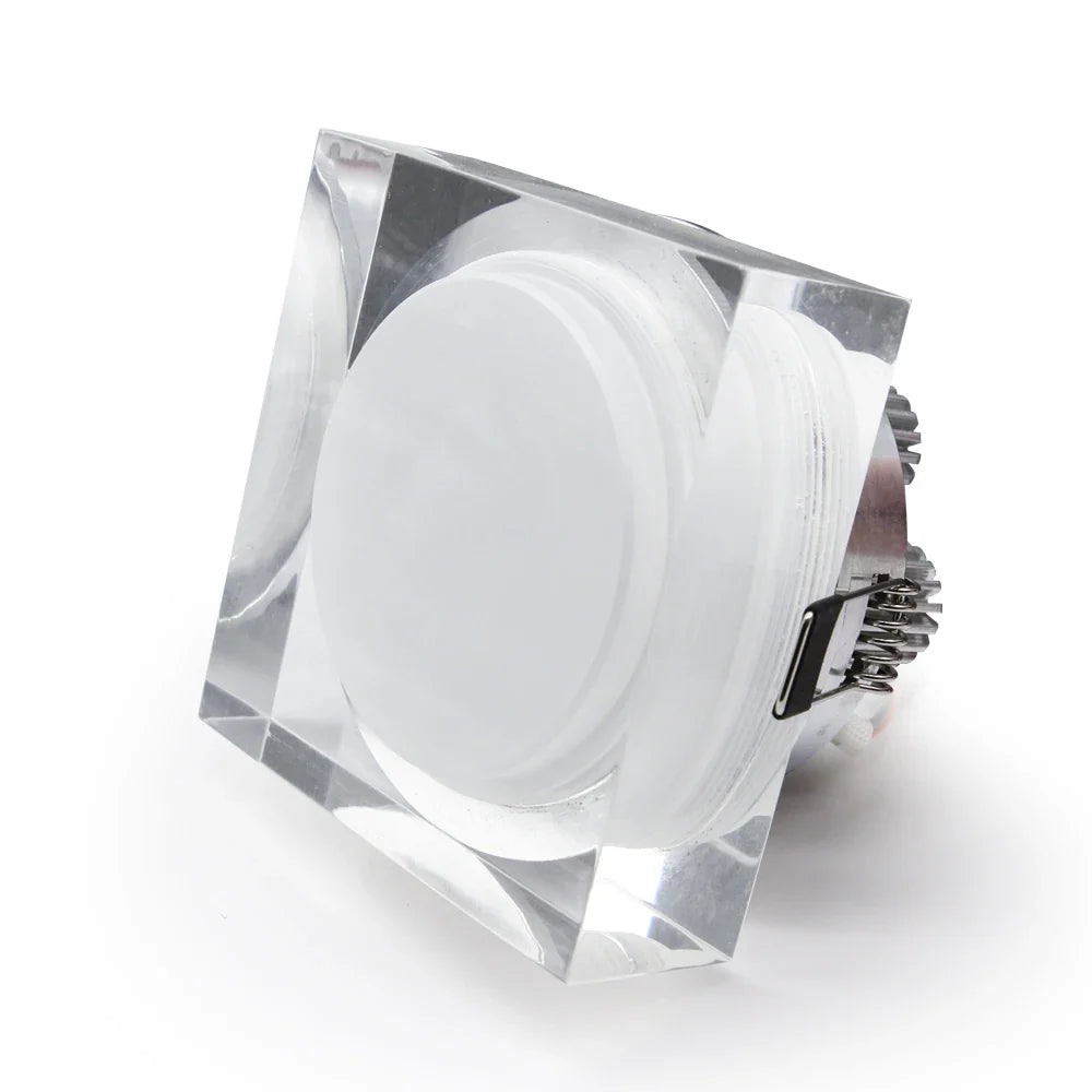Spot encastrable dimmable design transparent