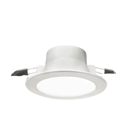 Spot encastrable rond blanc dimmable 10W IP44 hauteur 6 cm