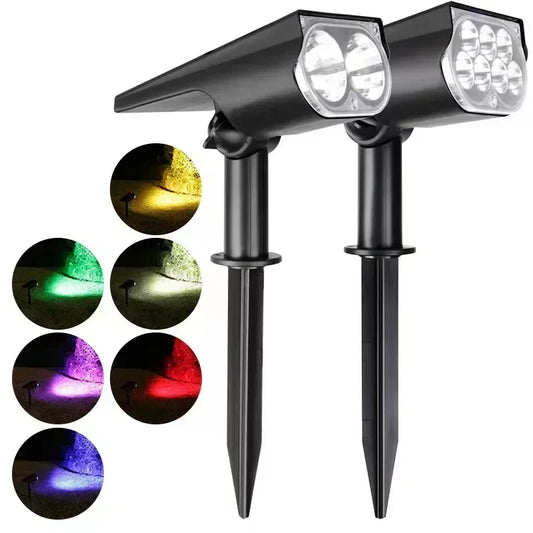 Spot led picquet solaire puissant orientable 