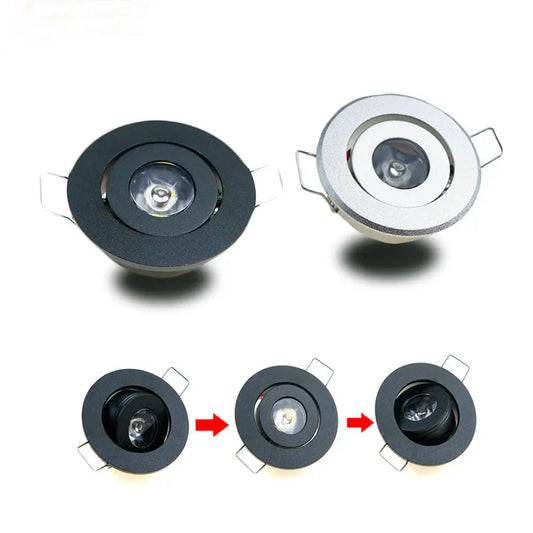 mini spot encastrable orientable étanche pour salle d'eau diamètre 5cm hauteur 2cm